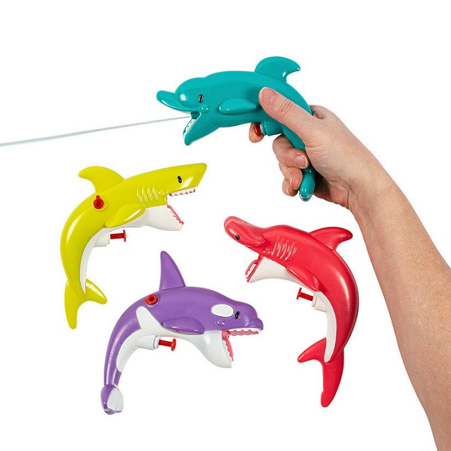 Toys, Games & Novelties * | Sea Life Squirt Guns 12 Pc.