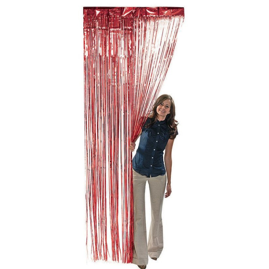 Party Decorations * | Metallic Fringe Door Curtains