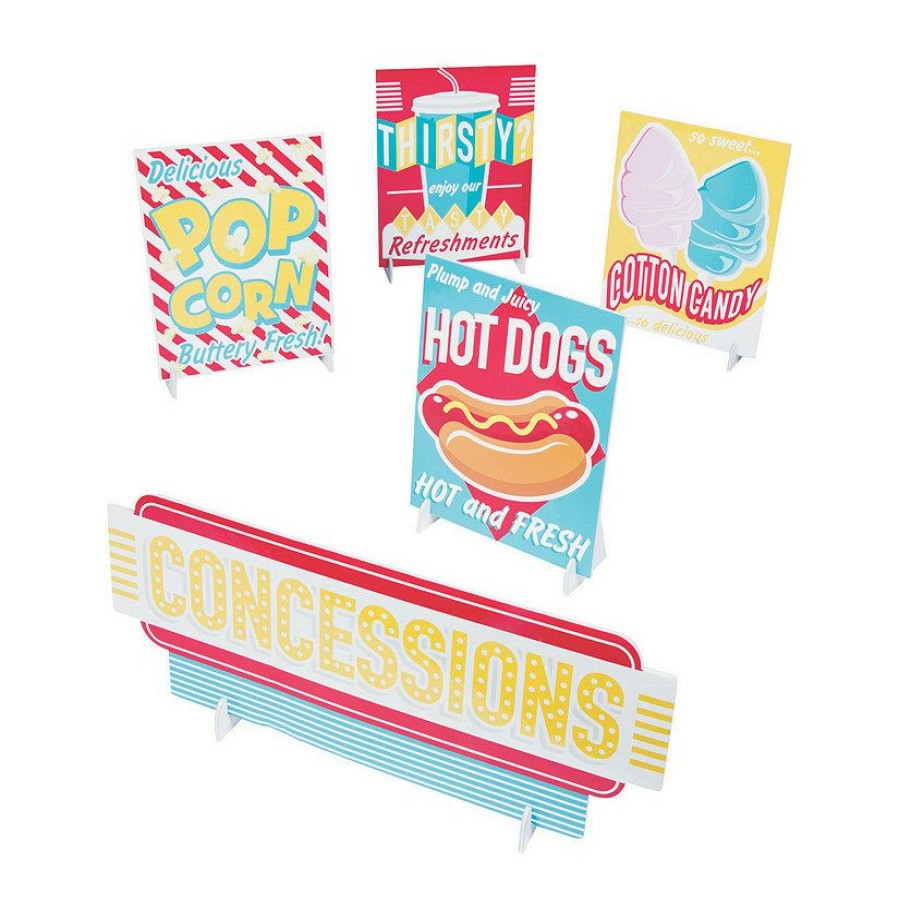 Party Decorations * | Concessions Signs 5 Pc.