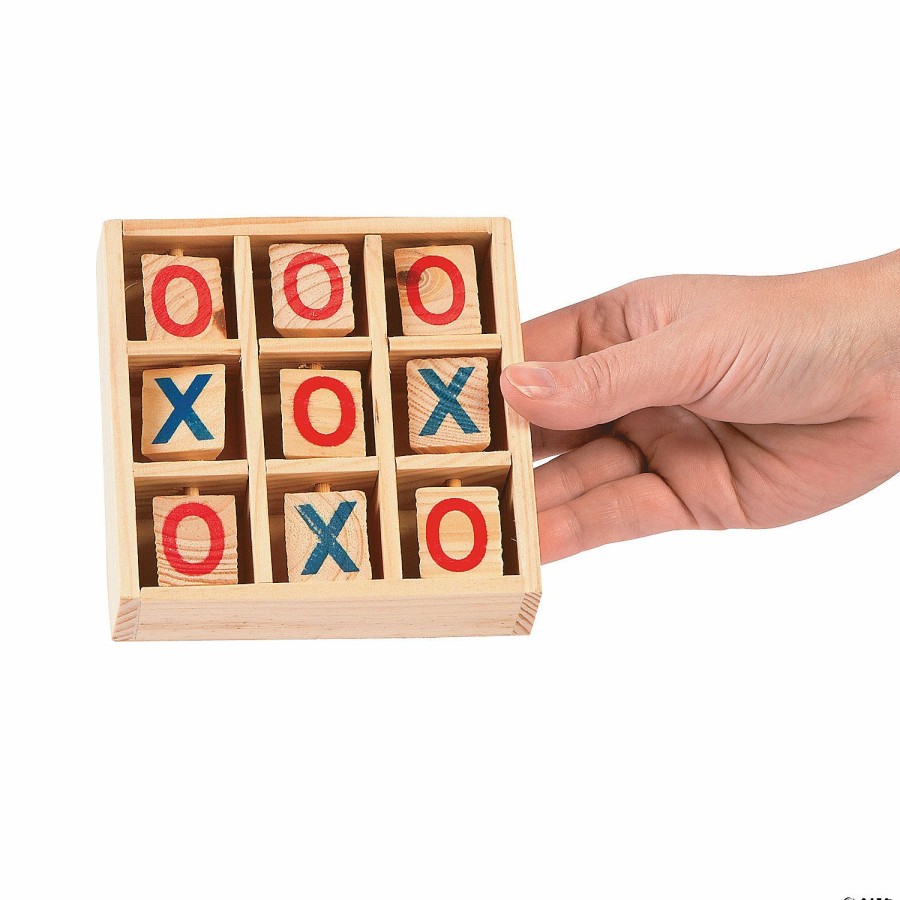 Toys, Games & Novelties * | Wood Tic-Tac-Toe Game