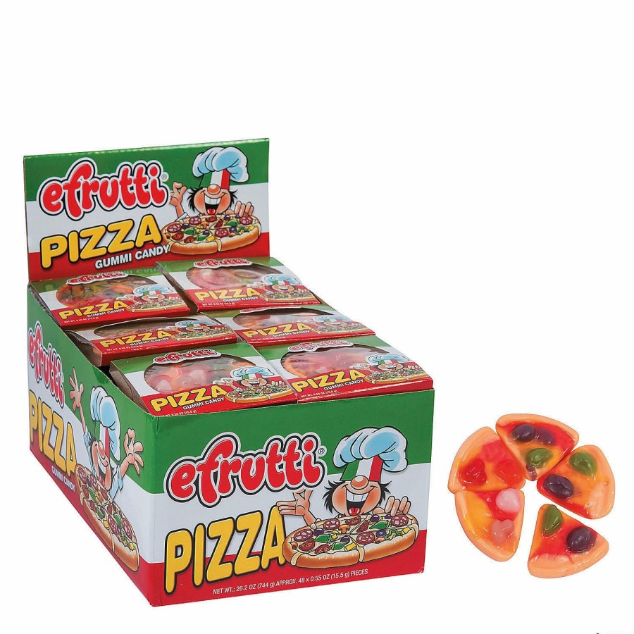 Candy * | Efrutti Pizza Gummy Candy 48 Pc.