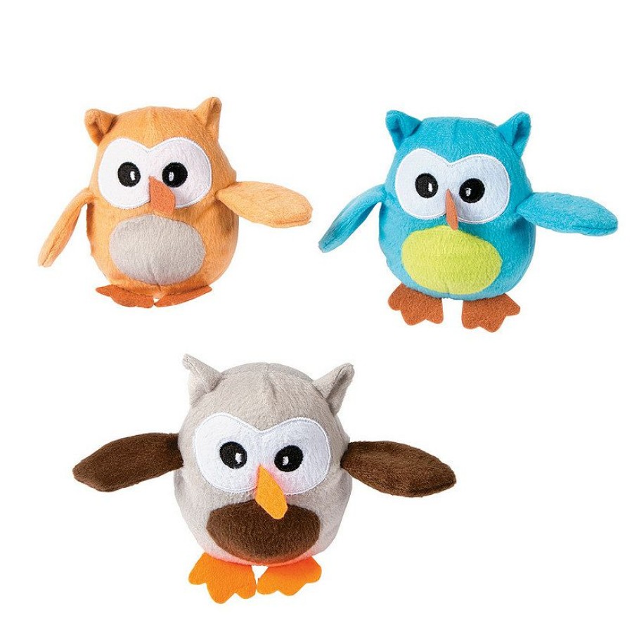 Toys, Games & Novelties * | Plump Stuffed Owls 12 Pc.