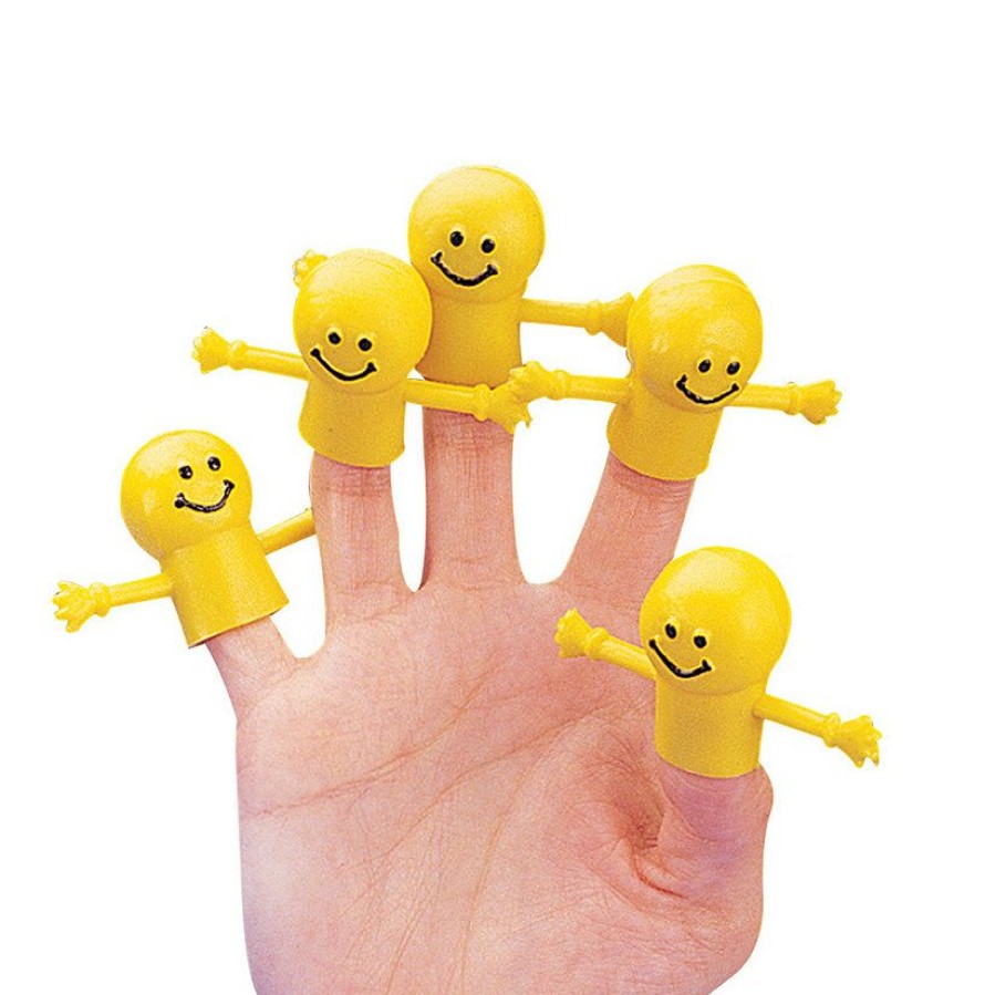 Toys, Games & Novelties * | Smile Face Finger Puppets 72 Pc.