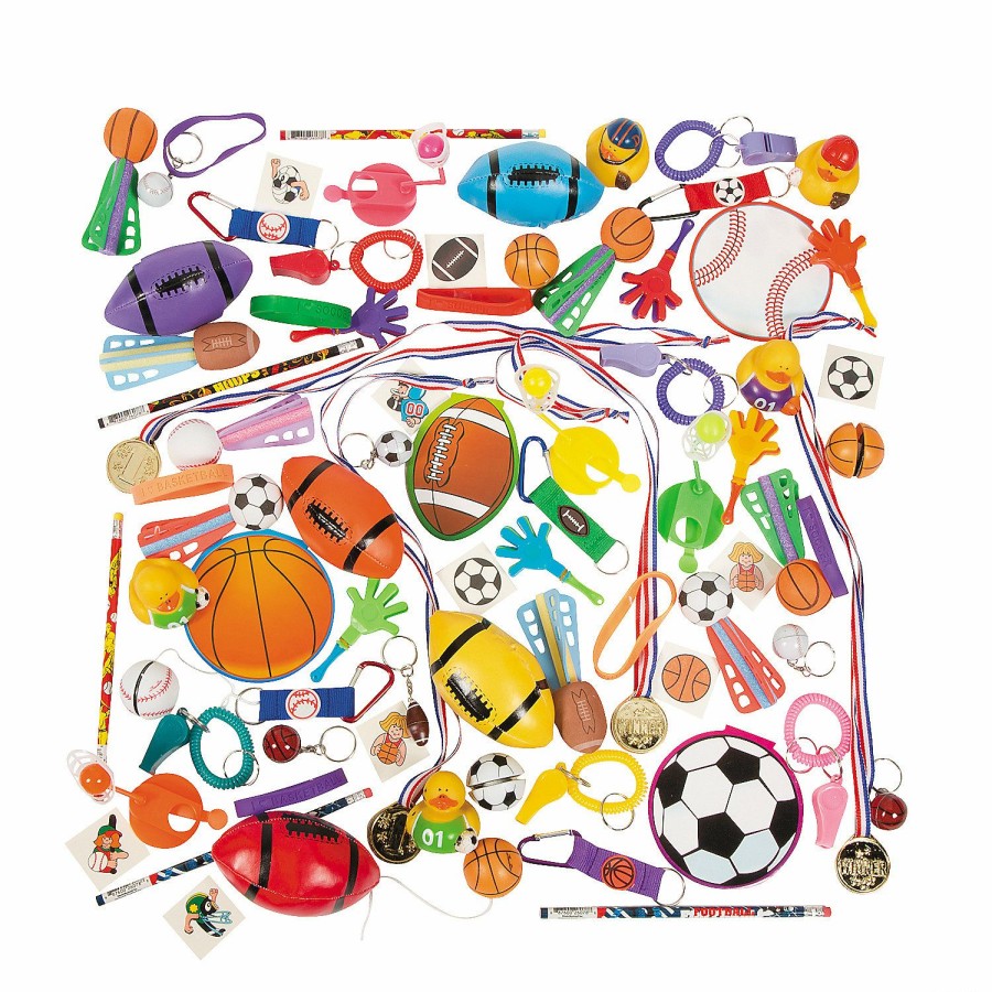 Toys, Games & Novelties * | Bulk Sports Novelty Assortment 250 Pc.