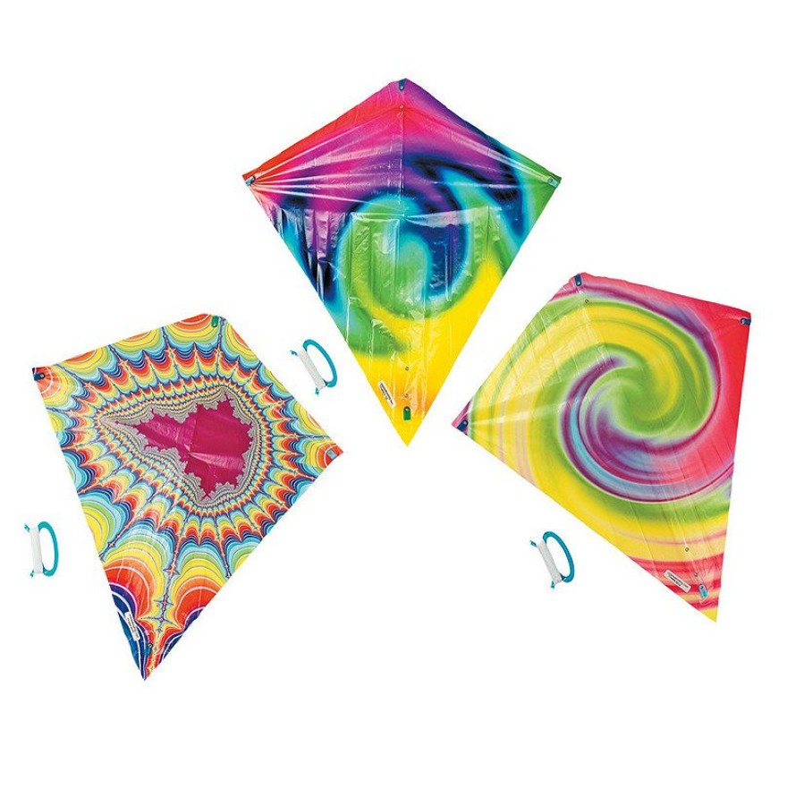 Toys, Games & Novelties * | Tie-Dyed Kites 12 Pc.