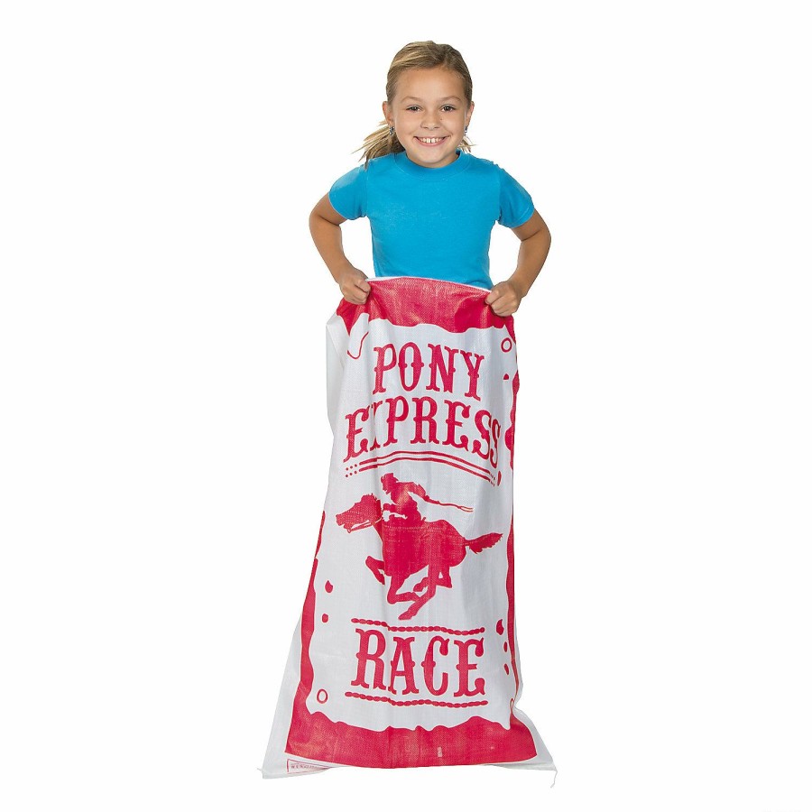 Toys, Games & Novelties * | Pony Express Race Potato Sacks 12 Pc.