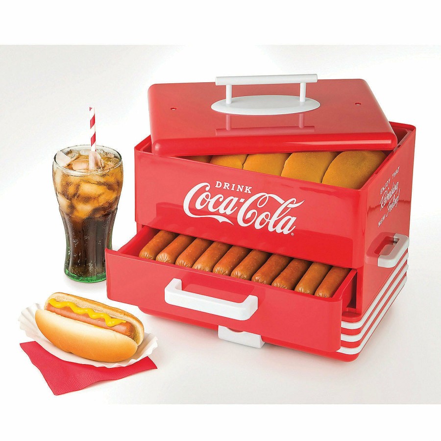 Candy * | Nostalgia Electrics 24 Hot Dog Steamer And Bun Warmer