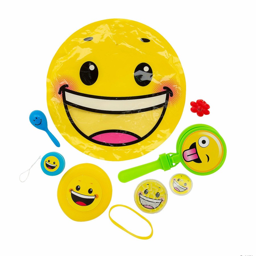 Toys, Games & Novelties * | Smile Face Toy-Filled Goody Bags 12 Pc.