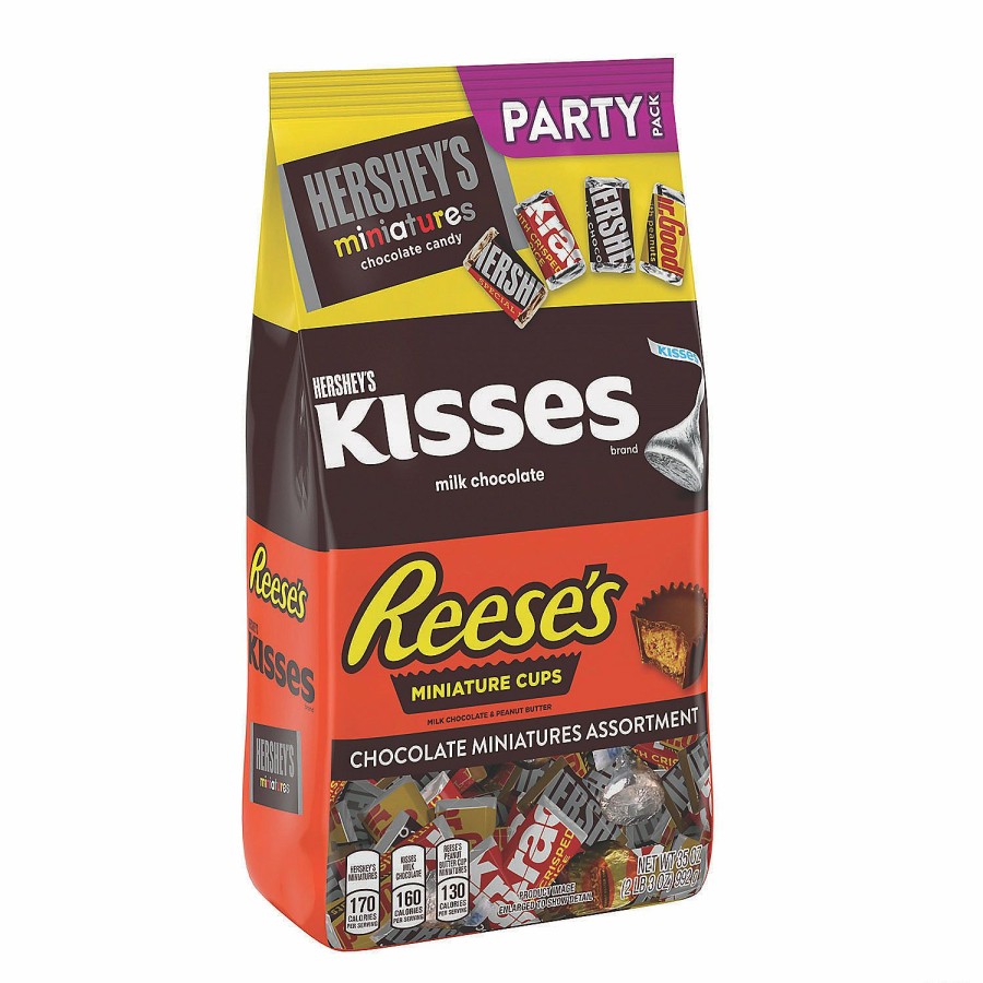 Candy * | Hershey'S, Reese'S, Kisses Milk Chocolate Candy Assortment, 35 Oz