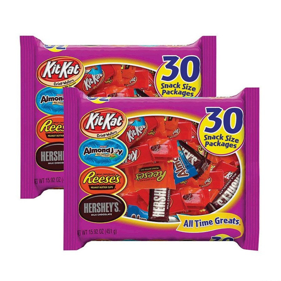 Candy * | Hershey'S All Time Greats Snack Size Assortment 2 Pack, 15.92Oz Bags