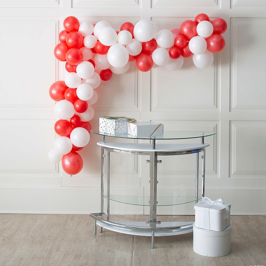 Party Decorations * | 25-Ft. White Balloon Garland Kit With Air Pump 291 Pc.