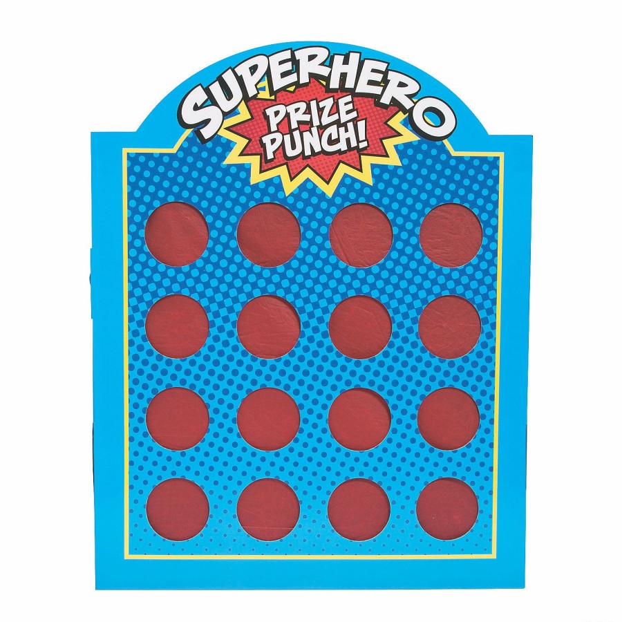 Toys, Games & Novelties * | Superhero Prize Punch Game