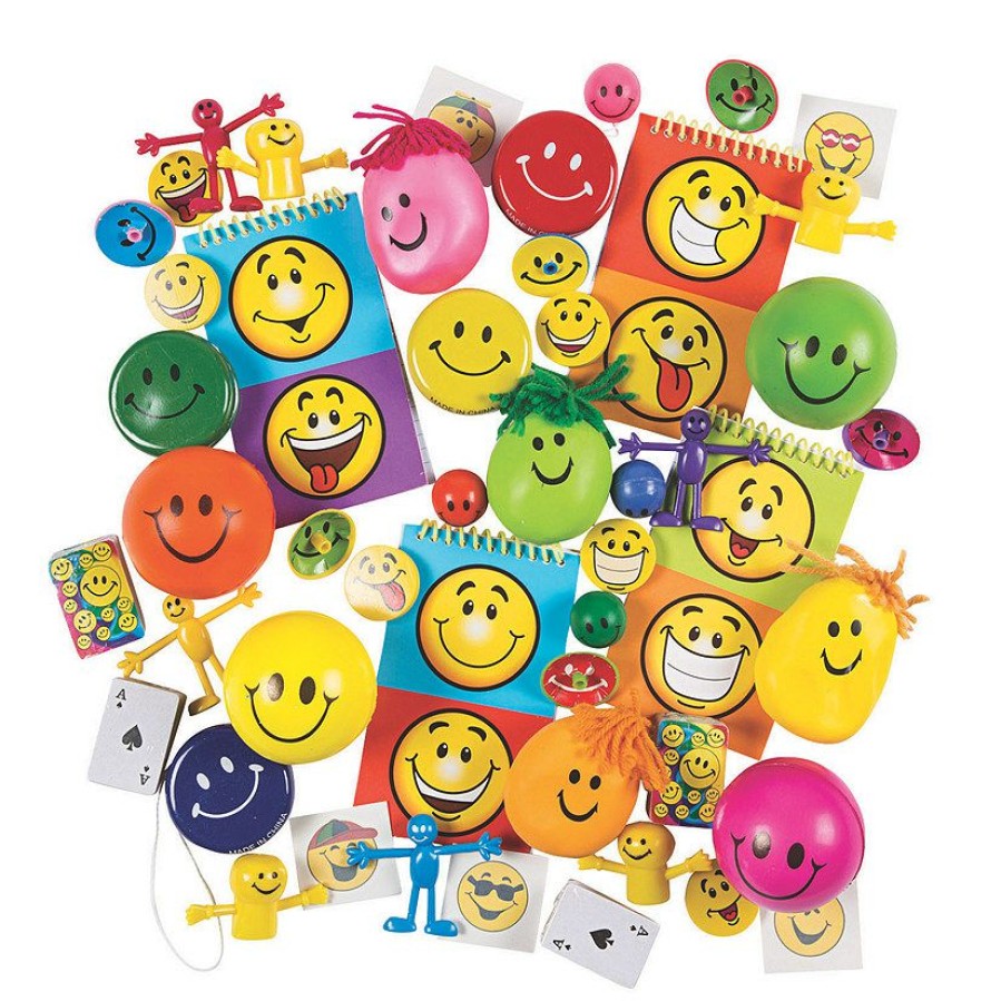 Toys, Games & Novelties * | Smile Face Novelty Assortment 50 Pc.