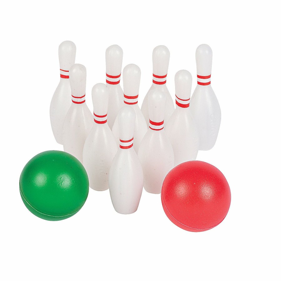 Toys, Games & Novelties * | Mini Bowling Games 12 Pc.