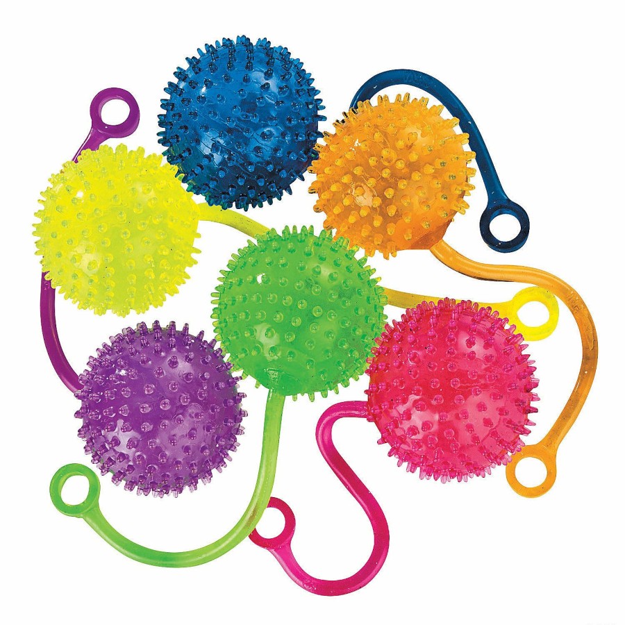 Toys, Games & Novelties * | Neon Mini Water Ball Yoyos 24 Pc.