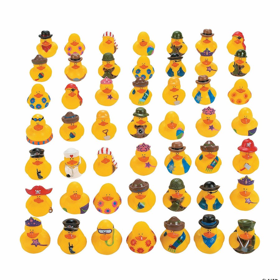 Toys, Games & Novelties * | Rubber Ducky Assortment 50 Pc.