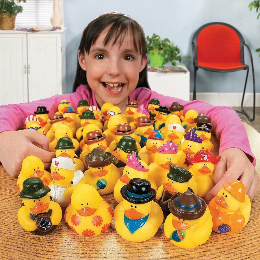 Toys, Games & Novelties * | Rubber Ducky Assortment 50 Pc.