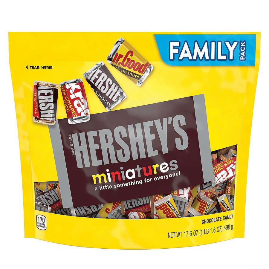 Candy * | Hershey'S Miniatures Chocolate Candy Assortment, Family Size 17.6 Oz