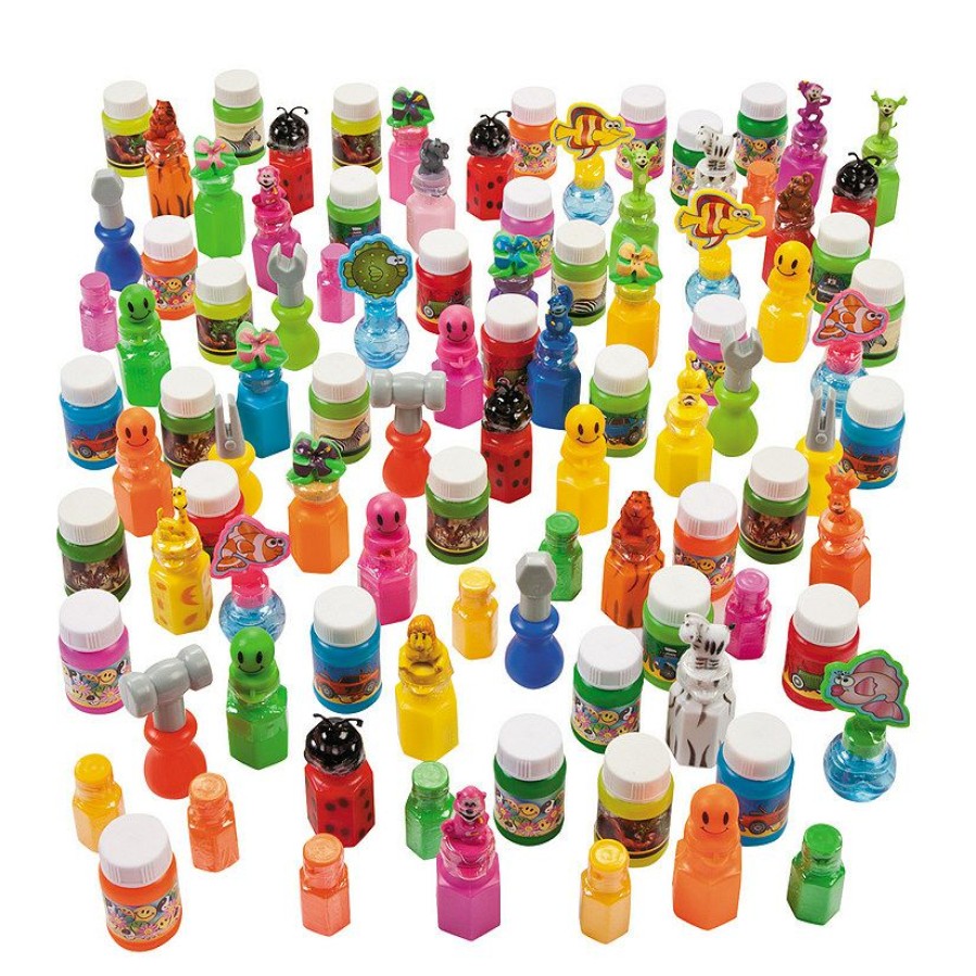 Toys, Games & Novelties * | Bubble Bottle Assortment 100 Pc.