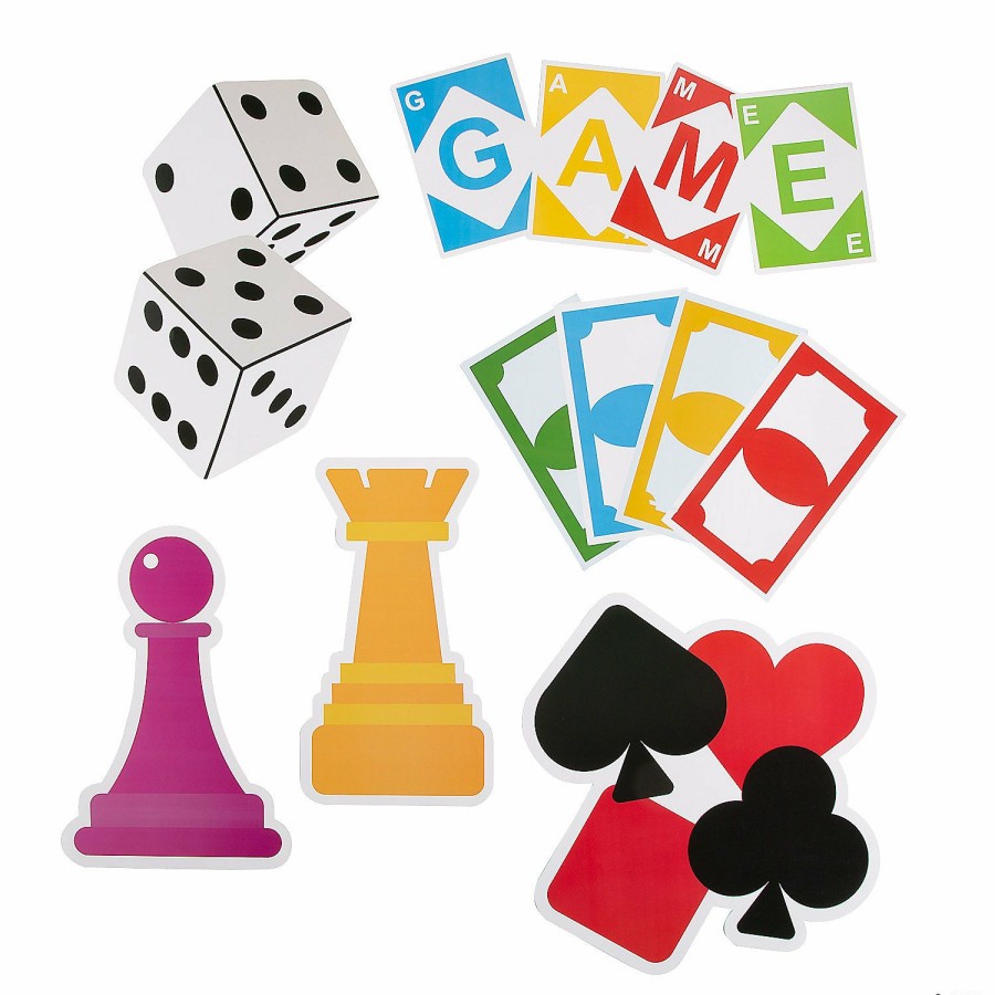 Party Decorations * | Game Night Cutouts 6 Pc.