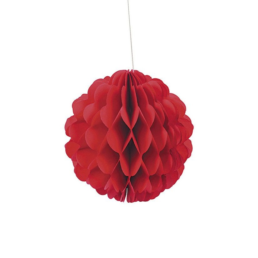 Party Decorations * | Hanging Tissue Paper Balls 12 Pc.