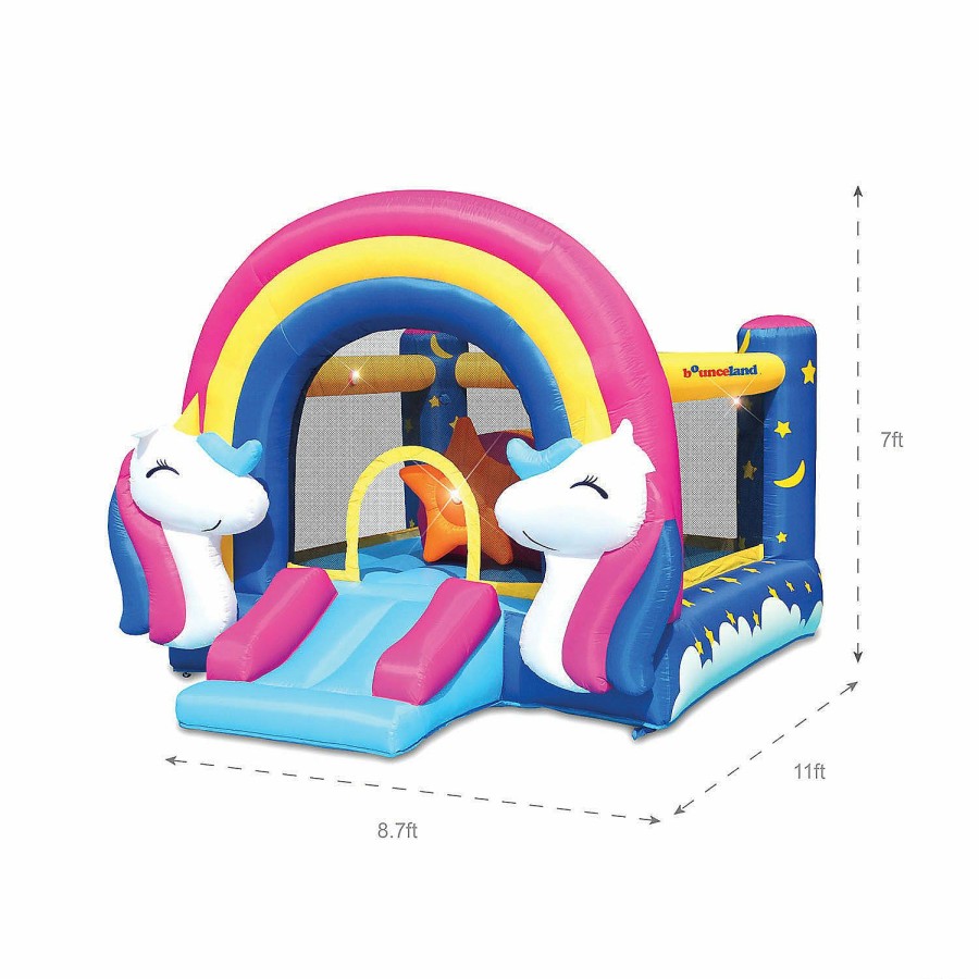 Toys, Games & Novelties * | Bounceland Fantasy Bounce House With Lights & Sound Interaction