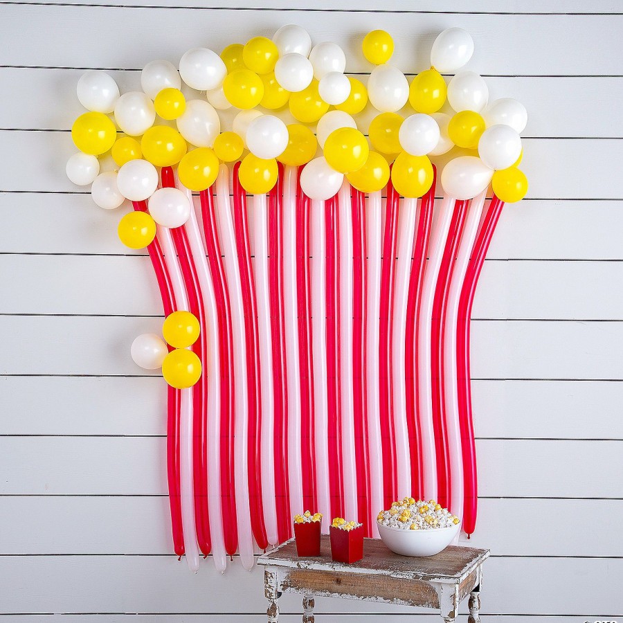 Party Decorations * | Popcorn Wall Balloon Kit 93 Pc.