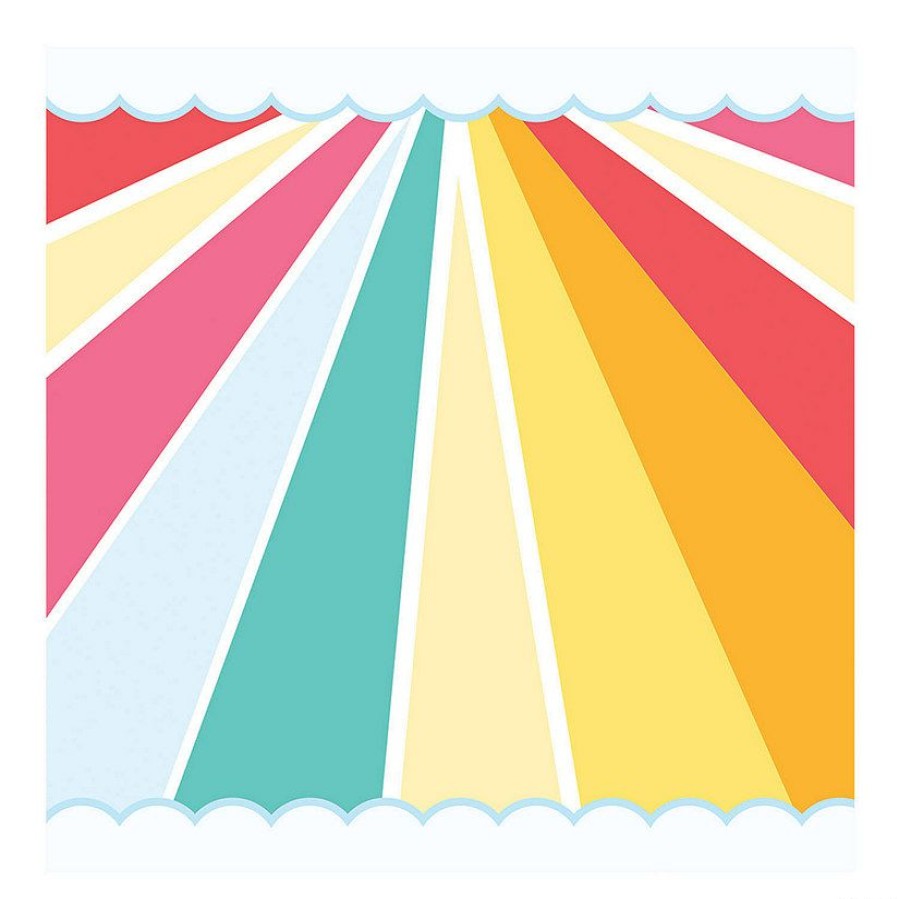 Party Decorations * | Happy Day Backdrop 2 Pc.