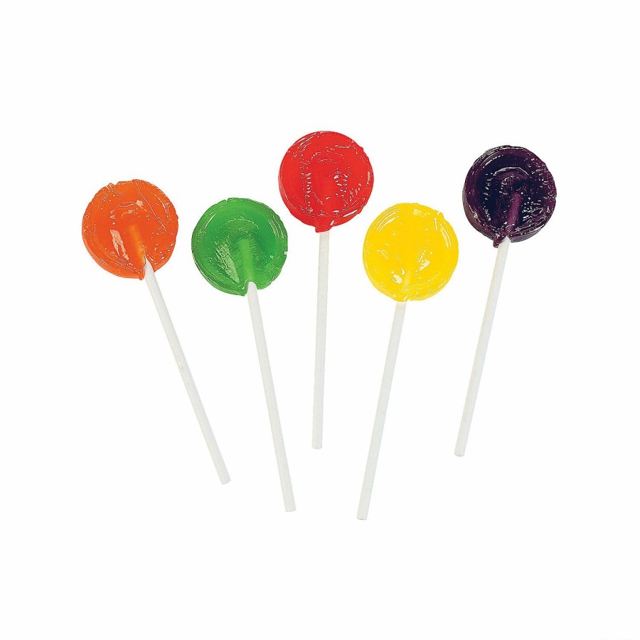 Candy * | Assorted Fruit Flavors Candy Lollipops 144 Pc.