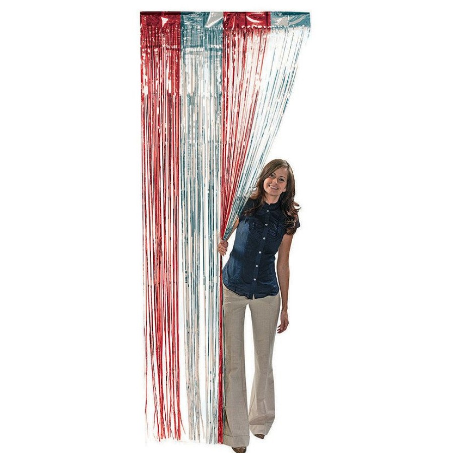 Party Decorations * | Metallic Fringe Door Curtains