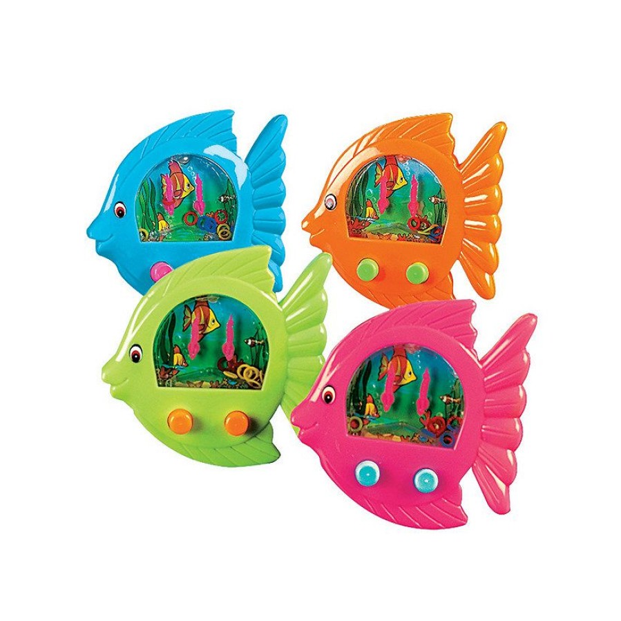 Toys, Games & Novelties * | Fish Ring Toss Water Games 12 Pc.