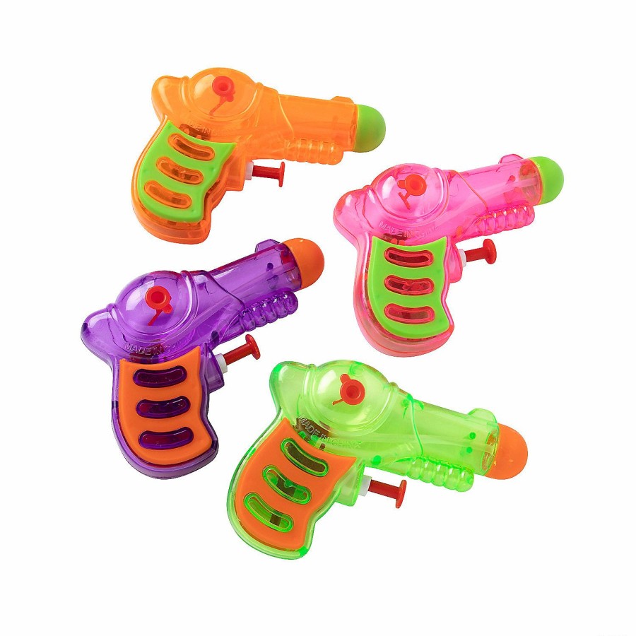 Toys, Games & Novelties * | Neon Grip Squirt Guns 12 Pc.