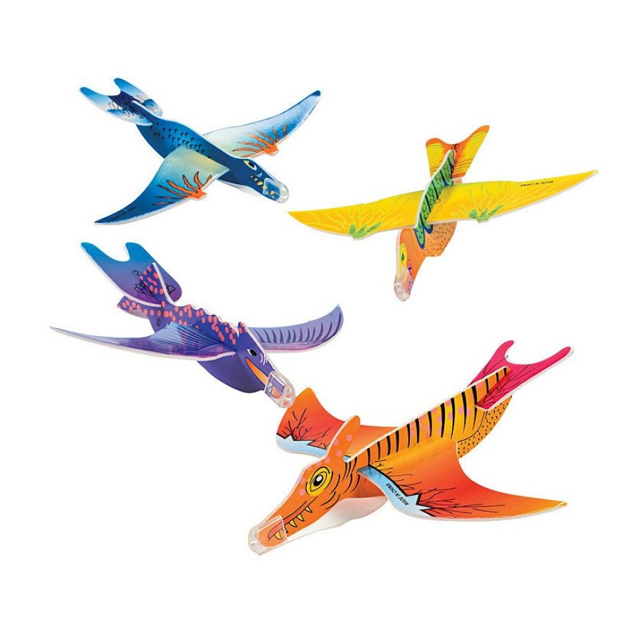 Toys, Games & Novelties * | Dinosaur Gliders 48 Pc.