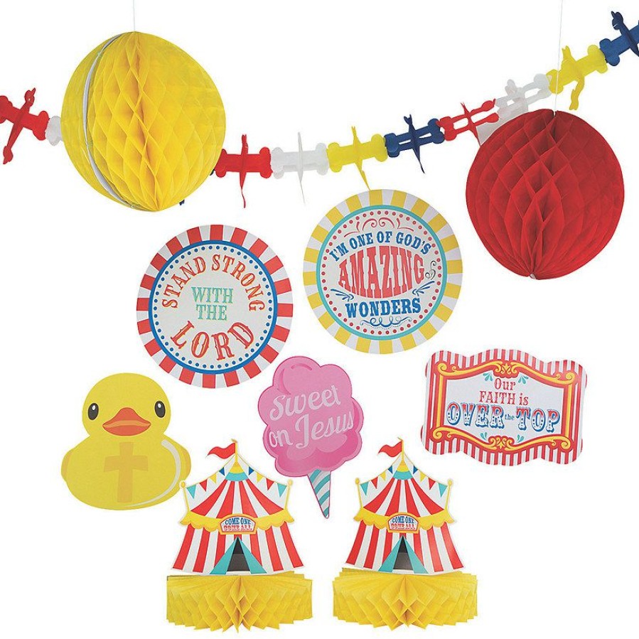 Party Decorations * | Religious Carnival Decorating Kit 10 Pc.