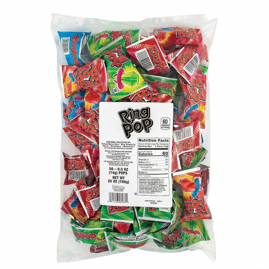 Candy * | Topps Ring Pops 50 Pc.