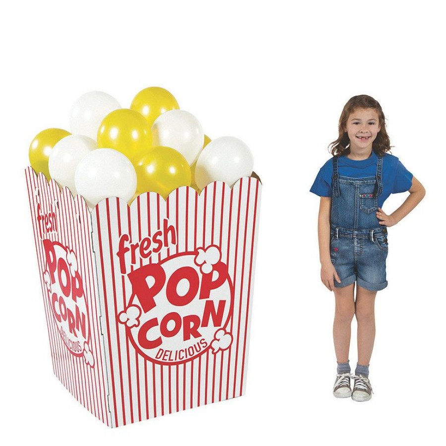 Party Decorations * | 3D Popcorn Box Cardboard Stand-Up