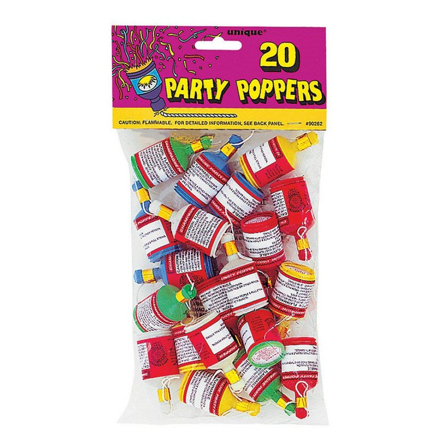 Toys, Games & Novelties * | Bottle Party Poppers 20 Pc.