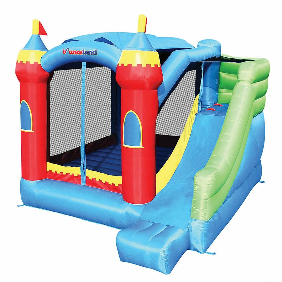 Toys, Games & Novelties * | Bounceland Royal Palace Bounce House With Slide