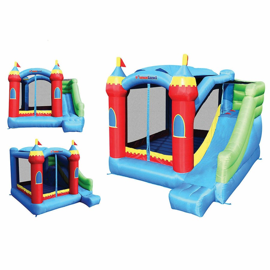 Toys, Games & Novelties * | Bounceland Royal Palace Bounce House With Slide