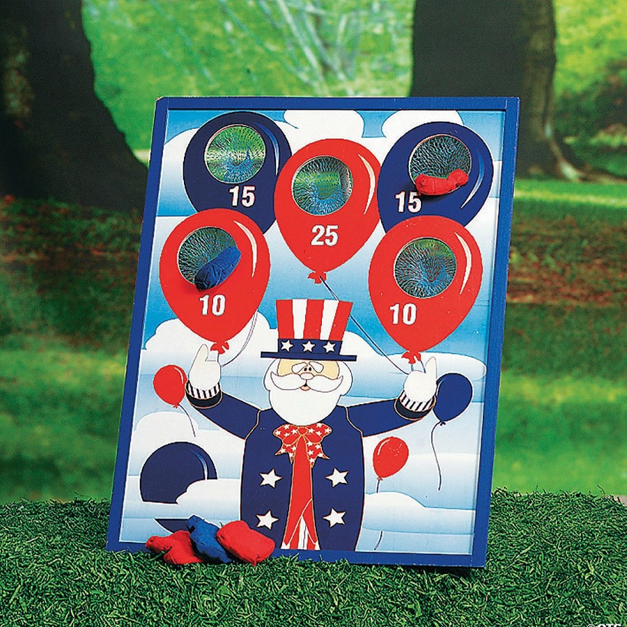 Toys, Games & Novelties * | Patriotic Bean Bag Toss Game