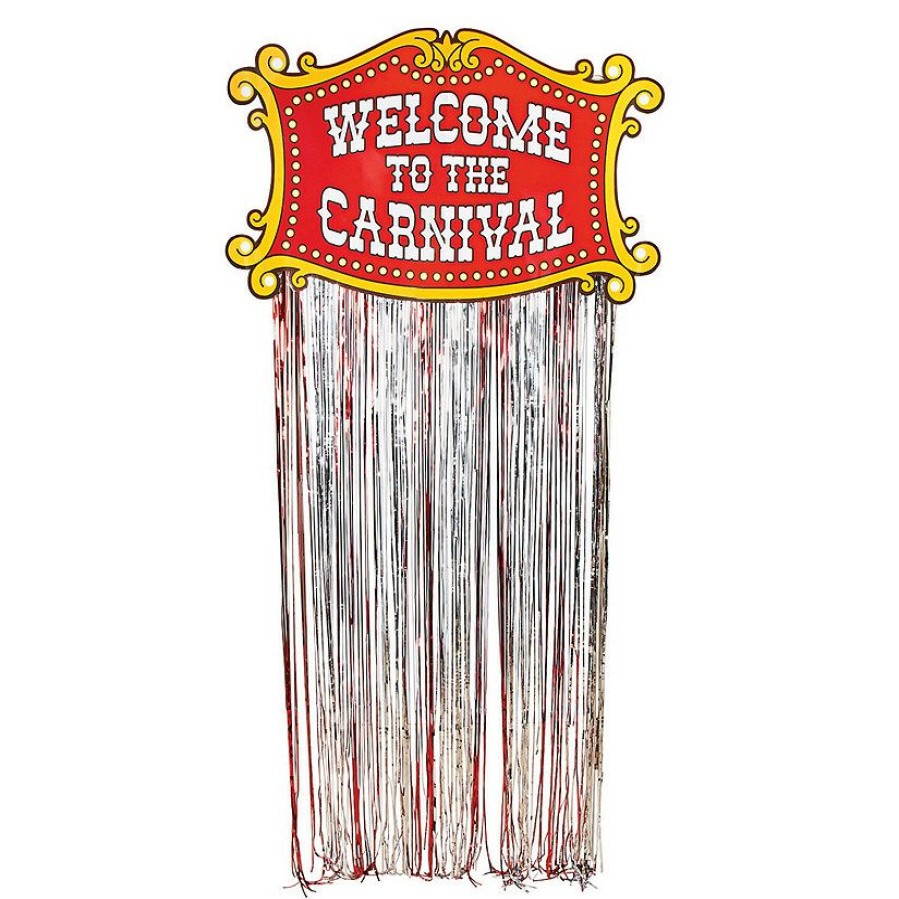 Party Decorations * | Foil Carnival Door Curtain