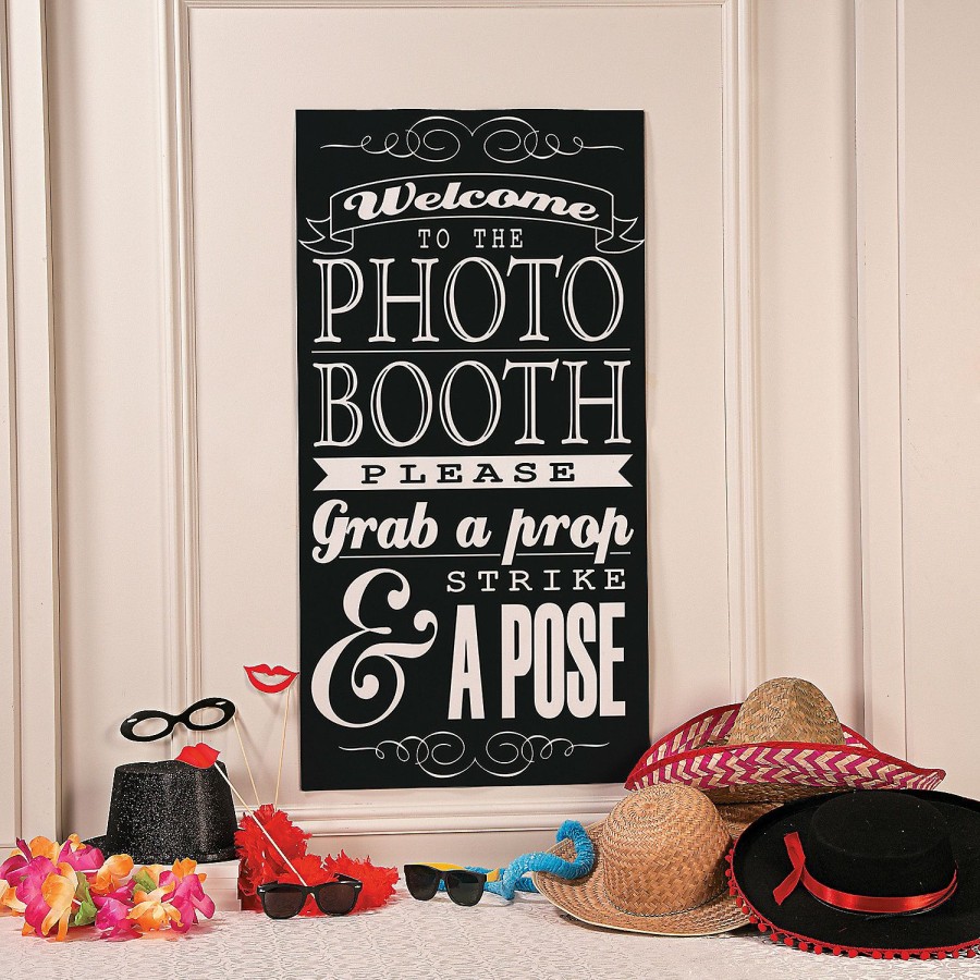 Party Decorations * | Photo Booth Instructions Wall Decoration