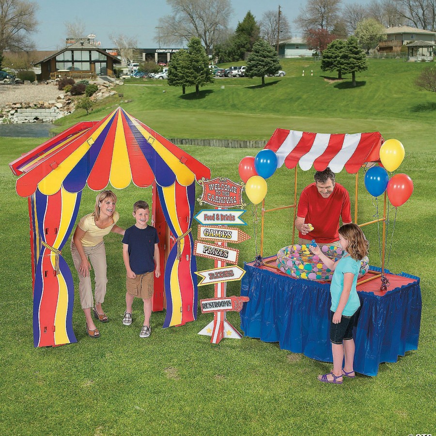 Party Decorations * | Big Top Directional Sign Cardboard Stand-Up