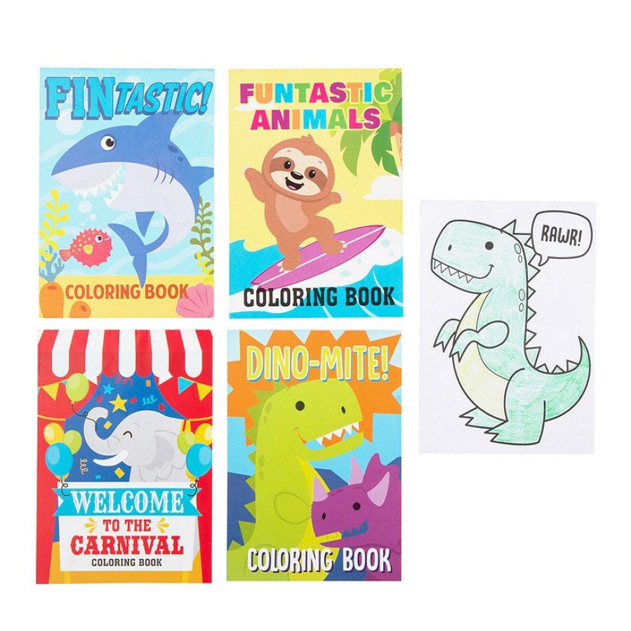 Toys, Games & Novelties * | Bulk Fun-Tastic Animals Coloring Books 72 Pc.