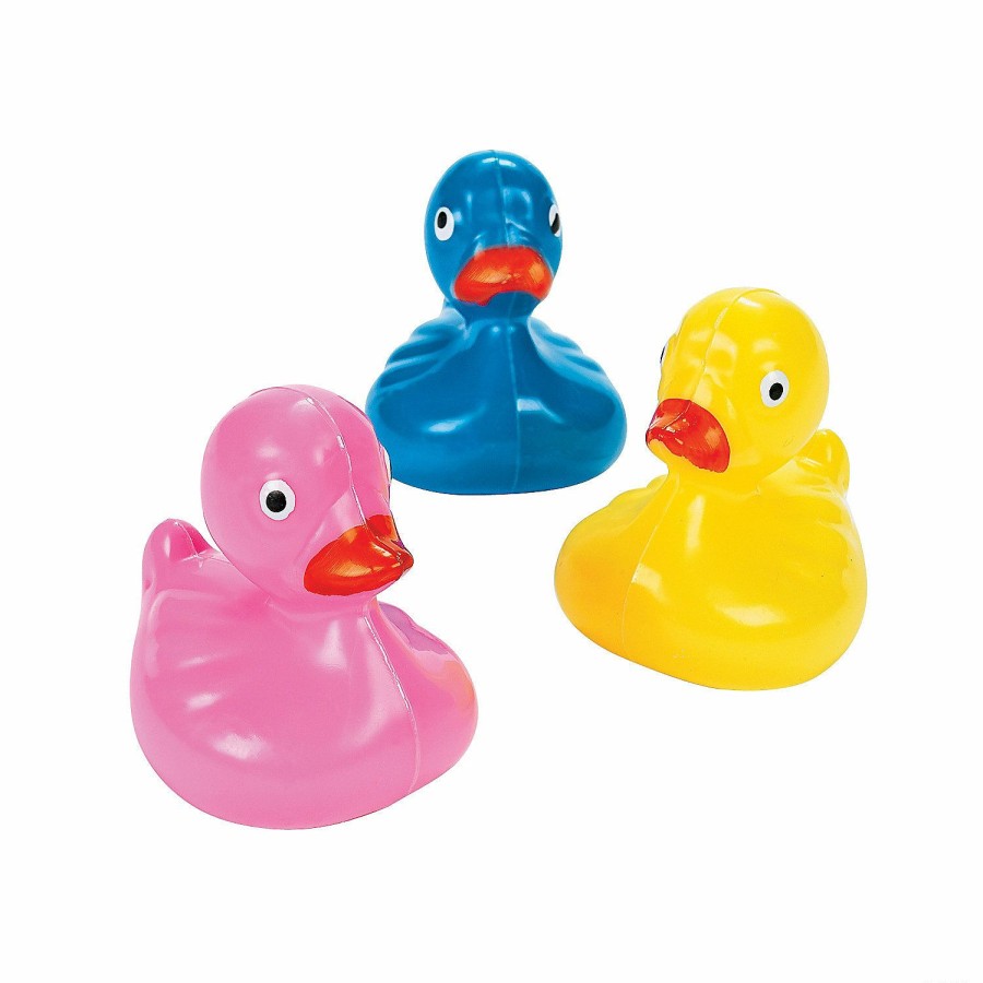 Toys, Games & Novelties * | Bright Weighted Floating Ducks 12 Pc.