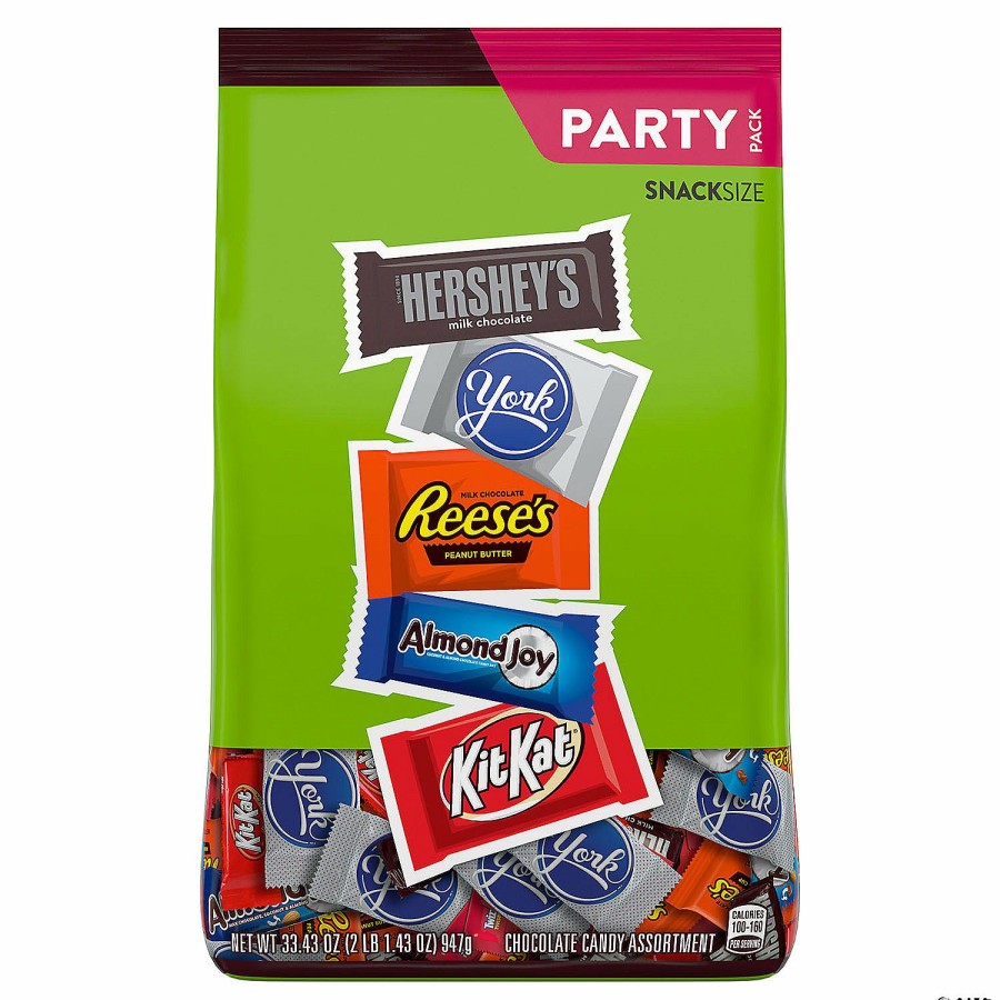 Candy * | Hershey'S Assortment Milk Chocolate, Reese'S, Almond Joy, Kit Kat, York Pattie Stand Up Bag, 33.43 Oz