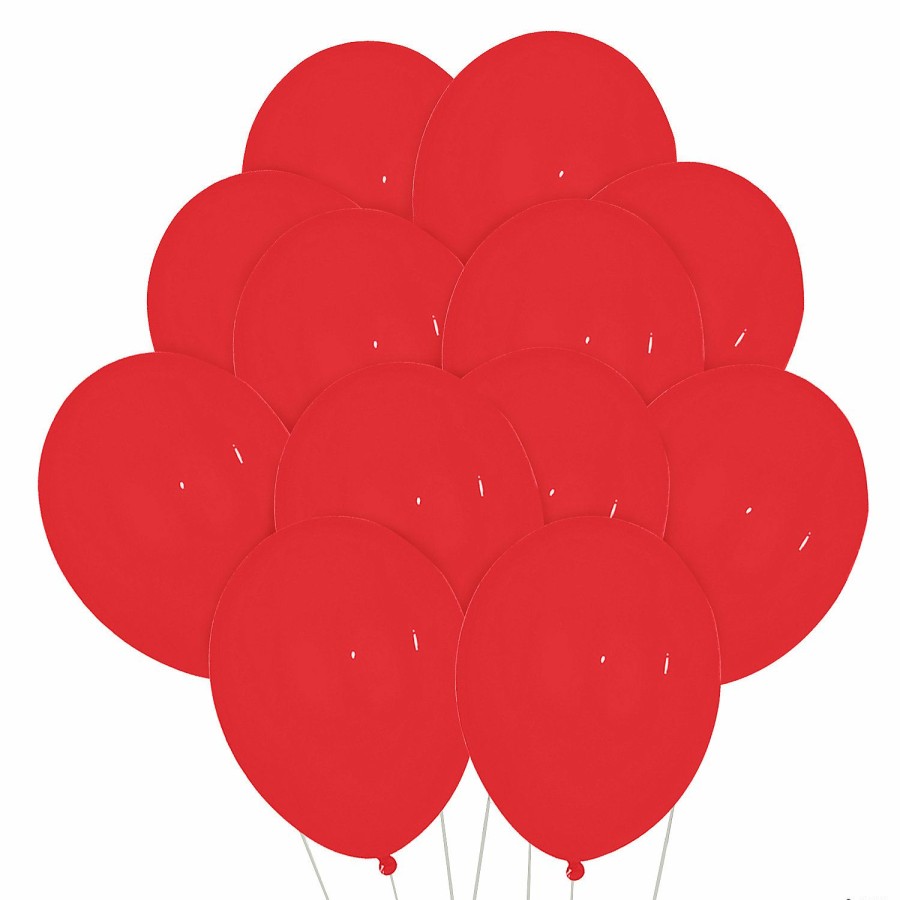 Party Decorations * | Ruby Red 11 Latex Balloons 12 Pc.