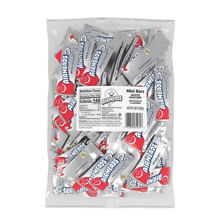 Candy * | Airheads White Mystery Flavor Mini Bars Chewy Candy 240 Pc.